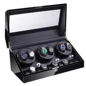 오토매틱 와치 와인더 원목 시계보관함 거치대 관리함