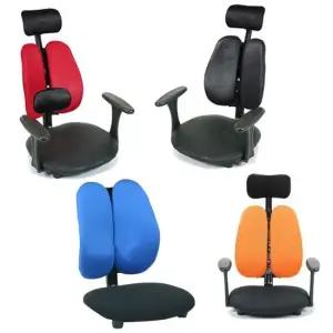 앉는 고급 등받이 레자 좌식 의자 1인용 편안한 쿠션 등받이좌식의자 컴퓨터좌식의자