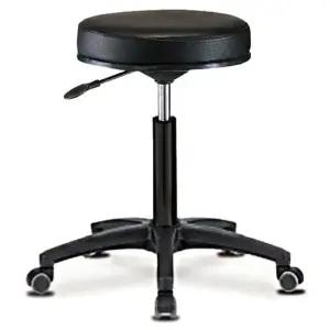 진영가구 진찰용 C형 사출다리 블랙 병원 진료의자 C형진찰용의자 진찰의자 병원의자