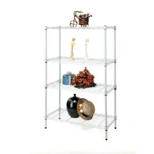 국산 메탈선반 750 4단 진열대 베란다 철제선반 조립식선반 철재선반 수납선반 메탈렉