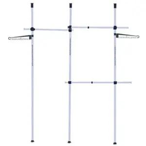 KT 3단 행거 38mm 옷걸이행거 벽걸이행거 다용도행 옷걸이행거 벽걸이행거 다용도행거