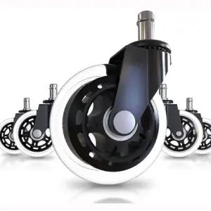 무소음 우레탄 의자 바퀴 캐스터 케스터 부품 수리 무소음 우레탄 바퀴 캐스터 케스터