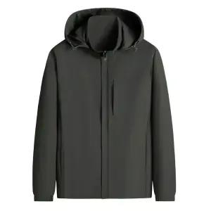 남성 트렌디 아이템 점퍼 야상사파리 오버사이즈 야상 등산 재킷 봄가을 가을 양털 후드 탈부착 HT3