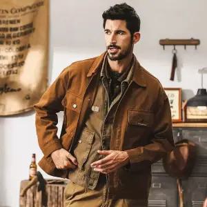 남성 트렌디 아이템 점퍼 야상사파리 빈티지 재킷 가을 하드보일드 멋쟁이 캐주얼 코트 HT3