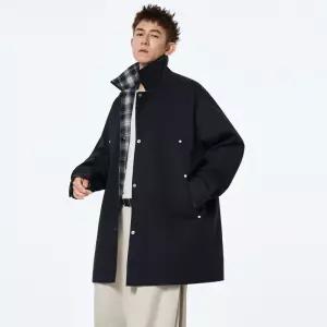 남성 트렌디 아이템 코트 트렌치 하프 봄가을 크루소 문직 차이나 자켓 점퍼 HT3