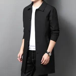 남성코트 트렌디 아이템 트렌치 하프 가을 캐주얼 싱글 자켓 봄 HT3