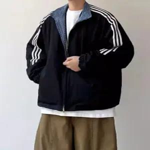 남사친 캐주얼 가을 빈티지 코트 쇼트 체크 리버시블 차이나 아이템 자켓 트렌디 봄가을 블레이져 HT3