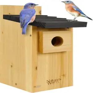 와일드 윙 WWCH3 시더 블루 버드 박스 하우스