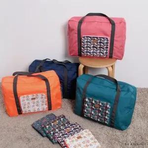 Noll 캐리어결합폴딩백 보스톤카방 결 출장 품 결합백 보스턴폴딩백 빈티지 대형 용백