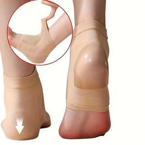 1쌍 업그레이드된 고탄성 실리콘 양말, 발목 보호 지지대, 최고의 압축