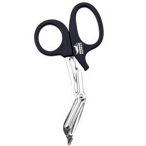 매디슨 서플라이 의료용 가위 EMT 및 외상 - 7.5인치 프리미엄 품질 스테인리스 스틸 붕대 논스틱 블레이드로 불소 코팅 1팩(블랙/스테인리스)