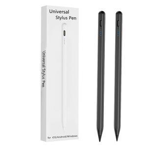 삼성호환 삼성제품호환 A9 / A8 A7 태블릿용 스타일러스 펜 IOS ANDROID WINDOWS 듀얼 터치 스크린 펜(블랙)용 2피스