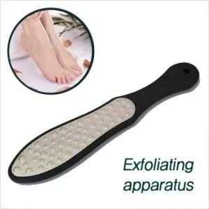 3in1 양면형 발 각질제거기 목욕용품 실버 목욕탕 각질제거
