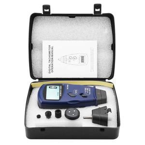 디지털 타코미터 SM6236E 휴대용 레이저/접촉 타코미터 5자리 18MM LCD 회전 측정기 키트