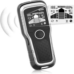 핸드스타 스터드 파인더 벽 스캐너 - 6-in-1 업그레이드된 다기능 자동 감지 기능과 LCD 디스플레이 및