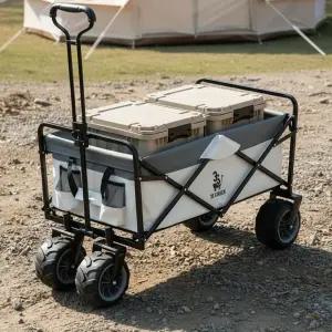 웨건 기 카트 이동 접이식구르마 핸들카 짐캐리어 캠핑용 가정용수레 왜건캐리어 폴딩운반휴대용