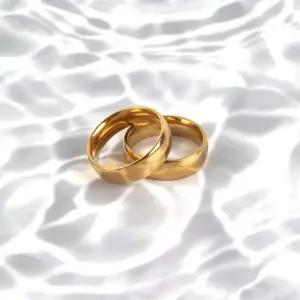 티타늄반지 금색 써지컬스틸 남녀공용반지 커플반지 남녀공용반지 악세사리반지