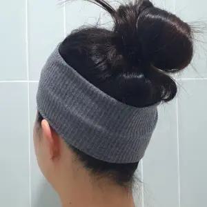 그레이 남녀공용 반다나 헤어밴드 무지 골지 남자헤 남자헤어밴드 반다나머리띠 헤어터번