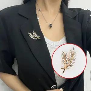 진주 옷핀 브로치 월계수 옷핀 진주브로치 정장브로치 옷핀브로치