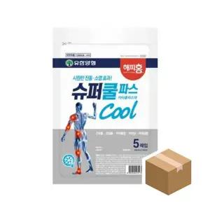 해피홈 파스 쿨 슈퍼 붙이는 x 5매입 10개 [m96DB12]