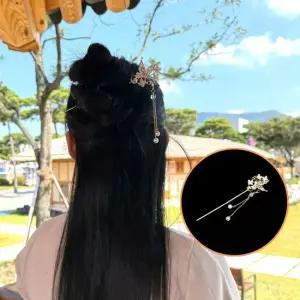 은비녀 나비 한복비녀 진주꽃 은비녀 한복머리장식 한복비녀 전통비녀 헤어코사지