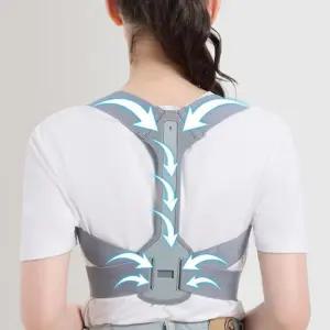 허리 측만증 척추 일자 어린이자세 어깨 밴드 바른자세 목 말린 등 [m90346E]