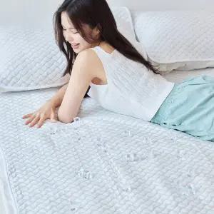 [리브맘] 프리미엄 듀라쿨 아이스쿨링 냉감패드 슈퍼싱글 1+1