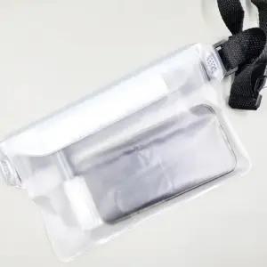 핸드폰 흰색 수영장 방수가방 수영장가방 힙색 워터파 수영장가방 워터파크가방