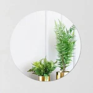 [RIZPICK]안전한 원형 아크릴 벽거울 1P 부착식 인테리어 소품 시트지거울