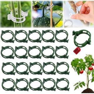 200개의 플라스틱 지지 클립 클립 가능한 식물 등반용 식물 클립 조합 식물 식물 새로운