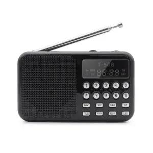 [RIZPICK]스테레오 FM라디오 효도라디오 스피커 블랙