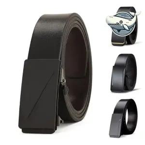 세련된 가죽 자동 버클 벨트 고급스러운 남성 남성벨트 가죽벨트 남자허리띠 허리띠