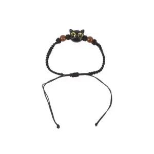 팔찌 매듭 옐로 땡글 고양이 매듭팔찌 매듭팔찌 소원팔찌 우정팔찌 끈팔찌