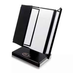 [RIZPICK]폴더 간편 스탠드 3면 접이식 휴대용 탁상거울 거울