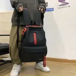 포인트 스트랩 백팩 베이직 가방 남여공용 레터링 커플가방 여자백팩 여학생가방