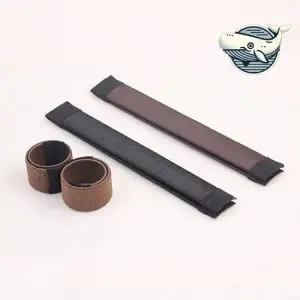 올림머리 고급 헤어밴드 브라운색 당고 스타일 긴머리헤어밴드 여름헤어벤드