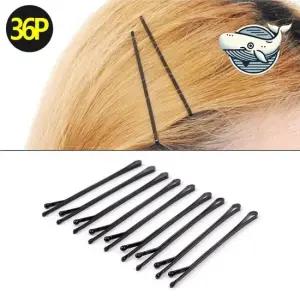 헤어스타일링 필수 아이템 36P 미니 잔머리 실핀 실삔 잔머리고정핀 올림머리고정핀