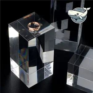 투명 아크릴 소품 진열대 큐브 스테이지 큐브아크릴진열대 사각아크릴진열대 제품진열대