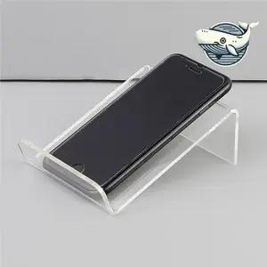 경사형 스마트폰 거치대 아크릴 진열대 소형 제품진열대 아크릴진열대 화장소품 소품진열