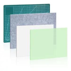 보후이즈 4종 가죽 펀치 패드 공예용 커팅 매트 흡음 A4 셀프 힐링 홀 스탬핑 도구로 DIY 할 수 있습니다