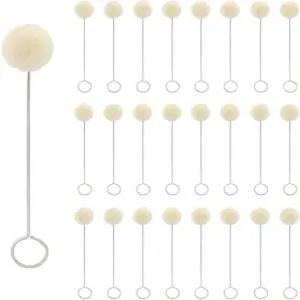 금속 손잡이가 있는 10피스 울 도버 볼 브러시 가죽 염료 도구 염색 도포기 DIY 공예 프로젝트용