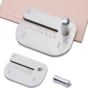 TLKKUE 가죽 스티칭 펀치 보조판 작업 도구 프롱 공예 액세서리 스테인리스 스틸 클로 파트너