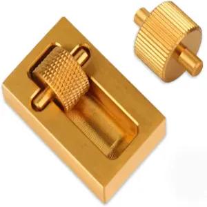 BUTUZE 가죽 엣지 페인트 툴과 황동 롤러 2개 공예 DIY 필수 프린팅 도구입니다