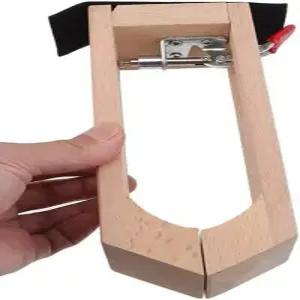 너도밤나무 클립 1Pc 가죽 공예 리테이닝 데스크톱 스티칭 재봉 레이스 포니 말 클램프 나무 수공구 DIY