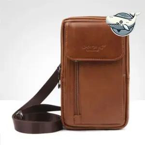 스타일리시 미니 소가죽 크로스백 남성용 캐주얼 남성용크로스백 캐주얼크로스백