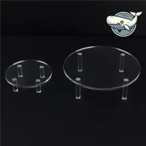 투명 원형 아크릴 제품진열대 소형 디스플레이 제품진열대 아크릴진열대 화장소품