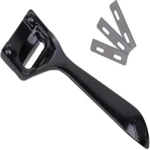 금속 가죽 스키버 엣지 편안한 그립감을 갖춘 날카로운 공예 DIY 제작 얇아짐을 위한 세 개의 블레이드가