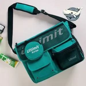 여행용 보스턴백 그린 다용도 수납 가방 여자메신저백 여성슬링백 여성크로스백