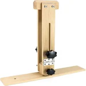 QWORK 가죽 스티칭 포니 공예 손 말 클램핑 DIY 위한 개선된 목재 테이블 데스크톱 클램프