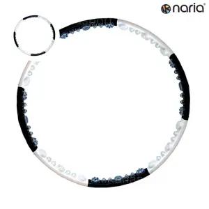 홈트레이닝 나리아 훌라후프 웨이스트 뷰티라인 참숯 2.2kg